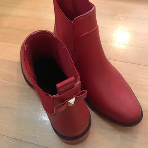 Kate spade red rainboots!